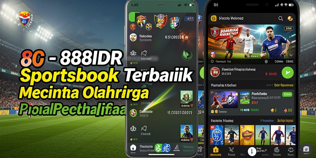 Tampilan gameplay aplikasi Sportsbook dengan berbagai pilihan taruhan.