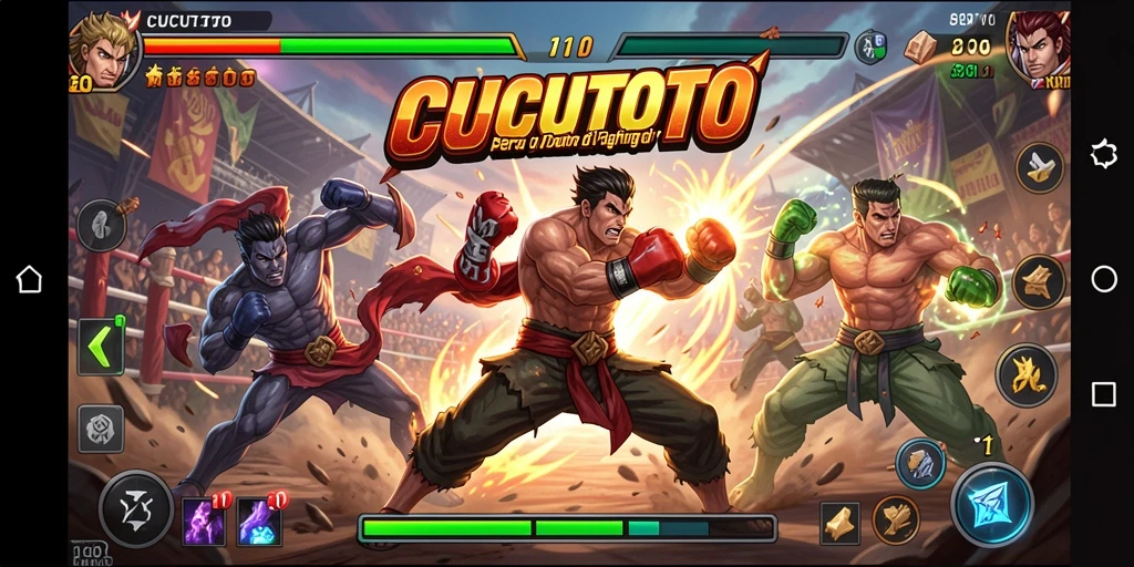 Tampilan aksi seru dalam gameplay CUCUTOTO yang menegangkan.