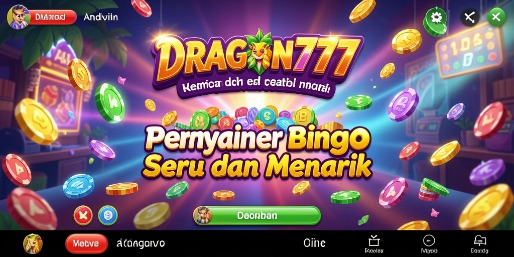 Tampilan gameplay menarik DRAGON777 dengan suasana Bingo yang seru.