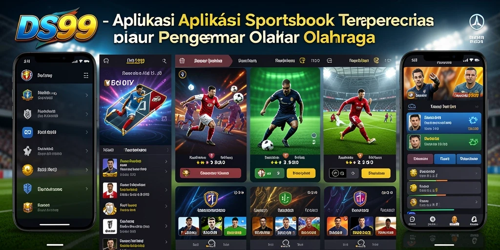 Tampilan utama DS99 dengan fitur taruhan olahraga yang menarik.