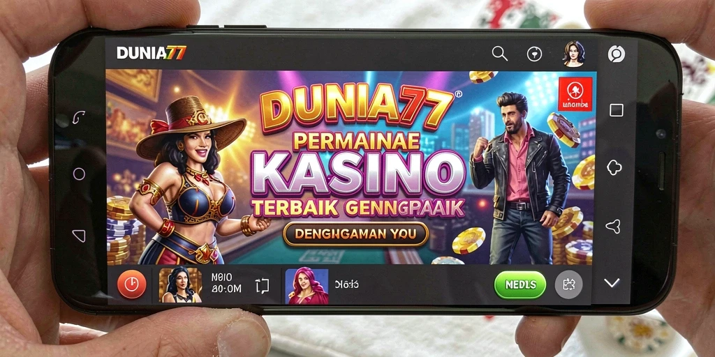 Tampilan gameplay yang memikat dari DUNIA77 untuk pengalaman Kasino Anda.