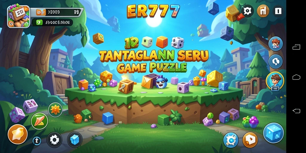 Screenshot gameplay ER777 menampilkan momen seru saat memecahkan teka-teki.