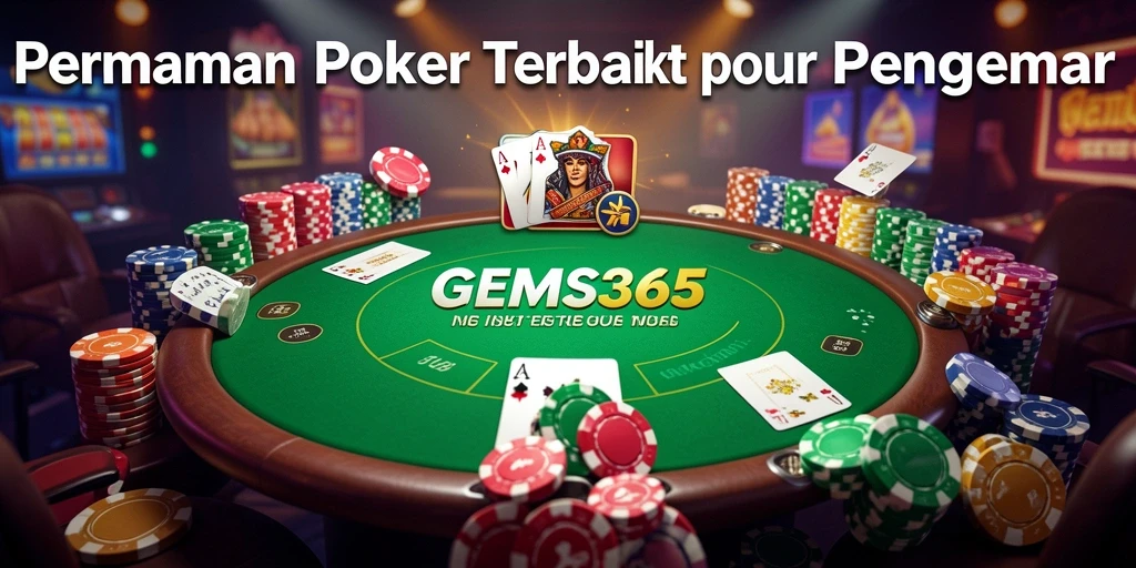 Tampilan gameplay poker yang menarik di GEMS365.