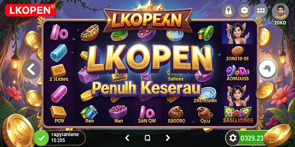 Tangkapan layar gameplay LKOPEN yang menunjukkan aksi Slot yang mengasyikkan.