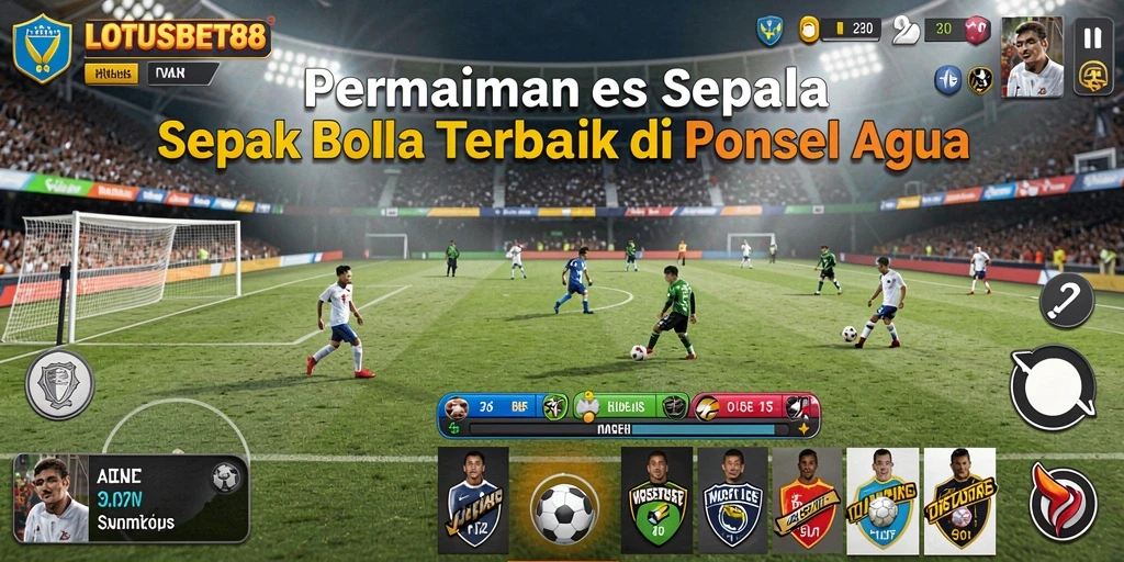 Tangkap momen seru bermain sepak bola di LOTUSBET88.