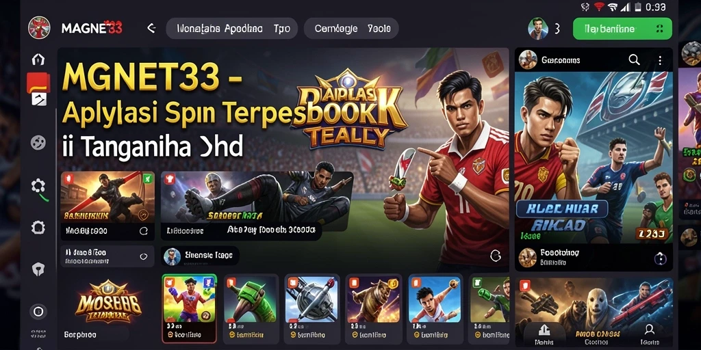 Screenshot gameplay MAGNET33 menampilkan berbagai pilihan taruhan olahraga.