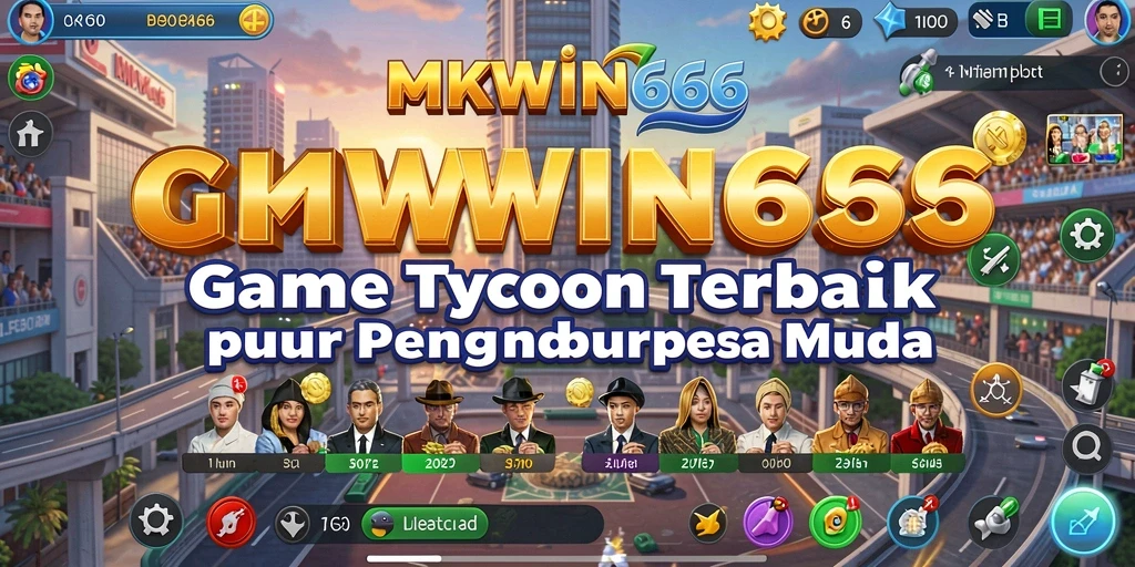 Screenshot gameplay MKWIN666 menampilkan pengalaman Tycoon yang mendalam.