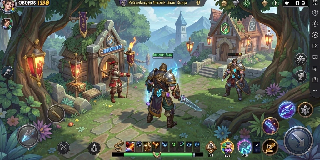 Tampilan gameplay OBOR138 yang menawan dan seru.