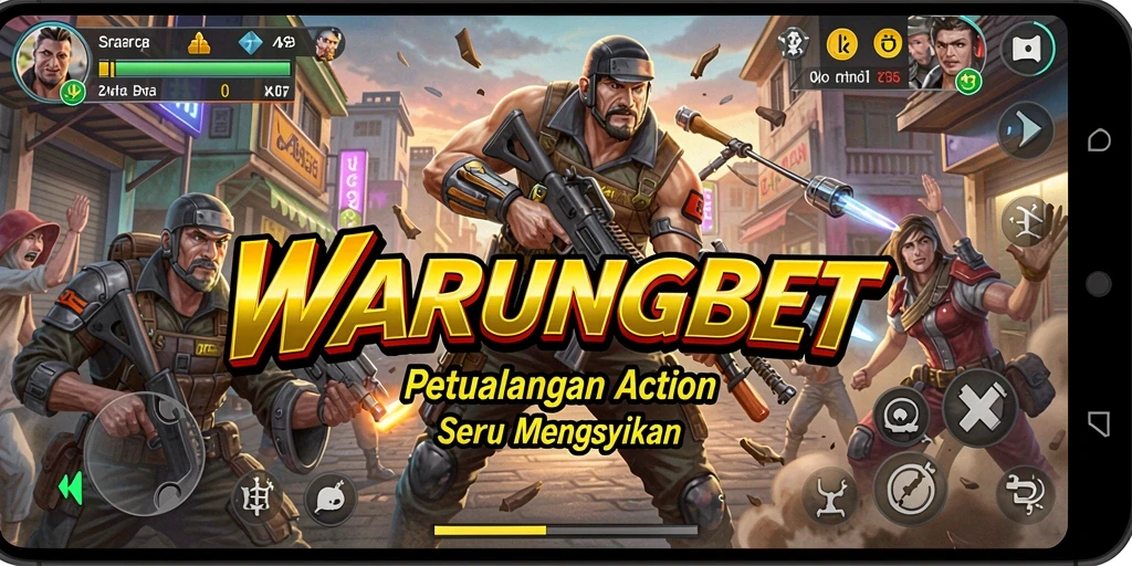 Tampilan aksi seru gameplay WARUNGBET yang memicu adrenalin.