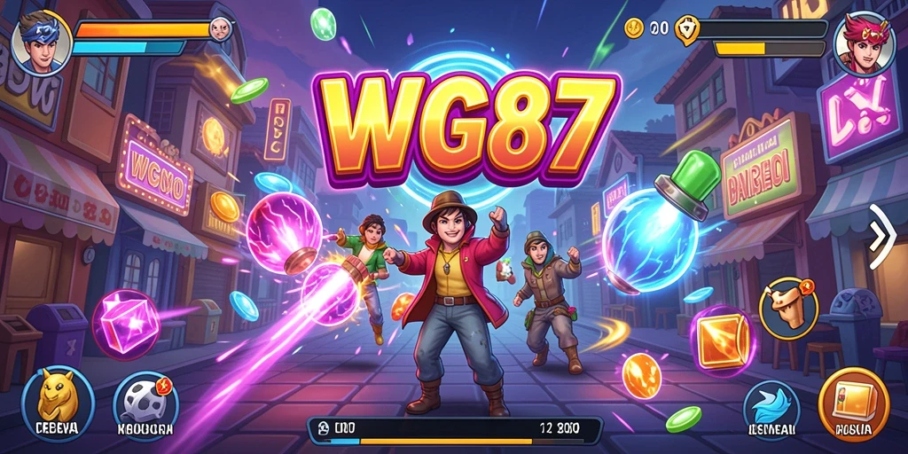 Tampilan gameplay seru dari WG87 yang penuh tantangan.