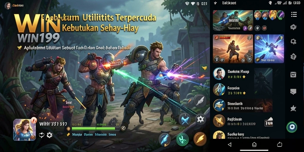 Screenshot utama dari WIN199 menunjukkan tampilan antarmuka pengguna yang intuitif.