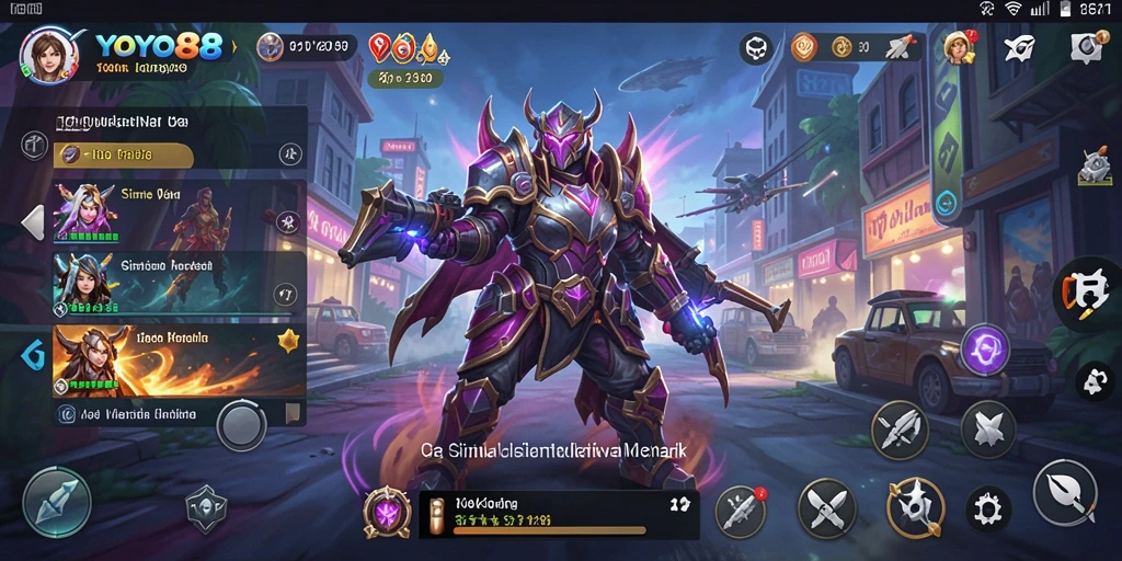 Tampilan gameplay menarik dari YOYO88 dengan elemen simulasi yang kaya.