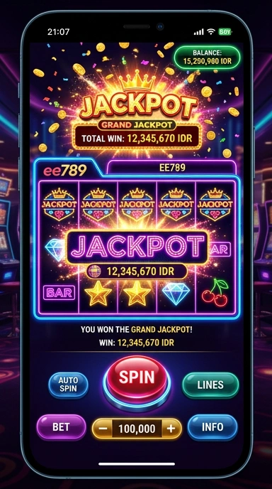 Screenshot antarmuka pengguna ee789 yang jelas dan menarik.